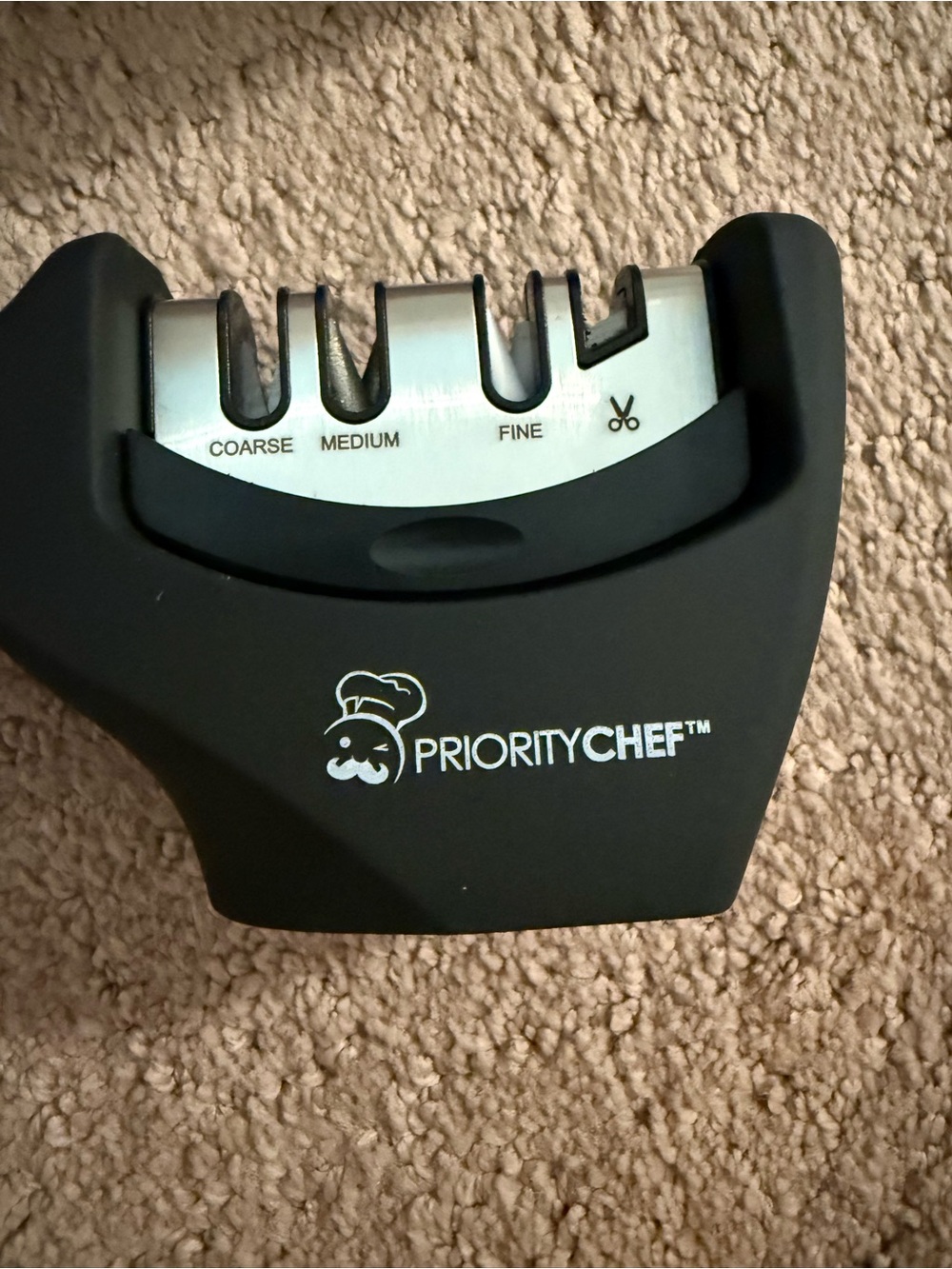 PriorityChef | Kitchen Knife and Scissors Sharpener with Glove | Black - Picture 4 of 7